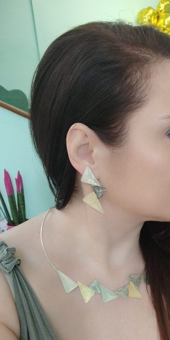Set art jewellery triangles - Image 4