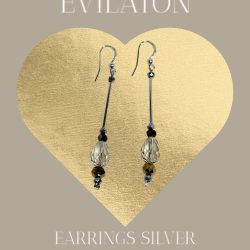 Σκουλαρίκια με Swarovski (δάκρυ)