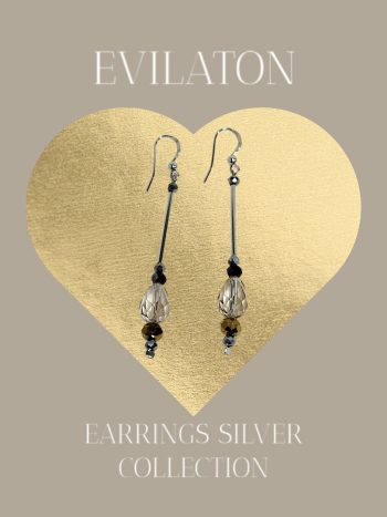 Σκουλαρίκια με Swarovski (δάκρυ)