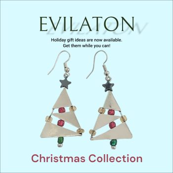 Christmas tree Earrings (A)