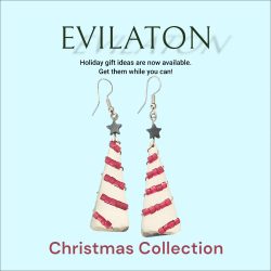 Christmas tree Earrings (B)