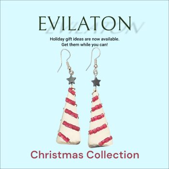 Christmas tree Earrings (B)